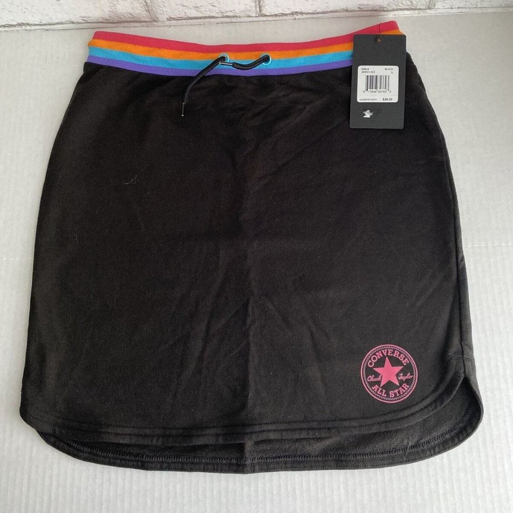 Converse Yarn Dye Rounded Hem Girls Skirt